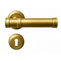 A-181 SİLİNDİR ROZETLİ MAT GOLD ODA & YALE KAPI KOLU