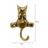 G 121 KEDİ KÜÇÜK SARI SİYAH KAPI ZİLİ 