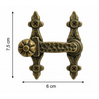 D 37 ANTİK KEPENK MANDALI